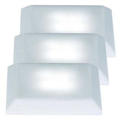 Paulmann - Nice Price 3629 - ΣΕΤ 3xLED/0,3W IP44 Φωτιστικά χωνευτά 12V