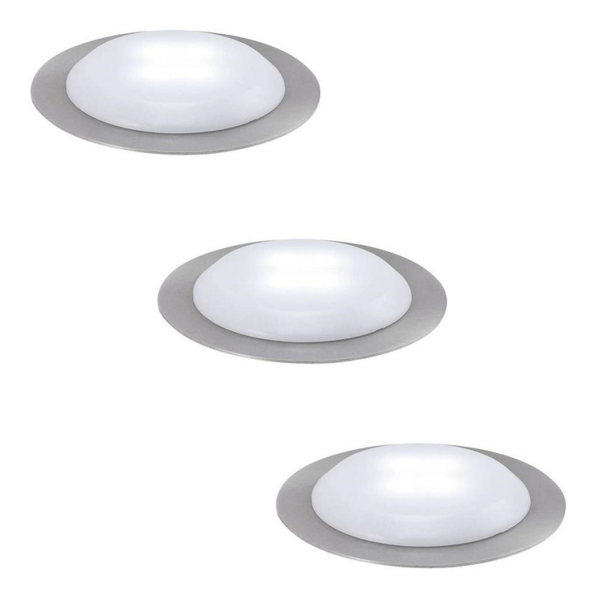 Paulmann - Nice Price 3630 - SET 3x LED/0,3W IP44 Φωτιστικά χωνευτά 230V 6500-9000K