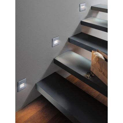 Paulmann  93134 - LED/1,2W Φωτιστικό σκάλας με αισθητήρα EDGE 230V ματ χρώμιο