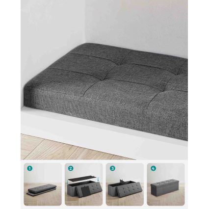 Παγκάκι SULTAN σκούρο γκρι