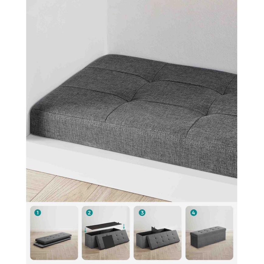 Παγκάκι SULTAN σκούρο γκρι