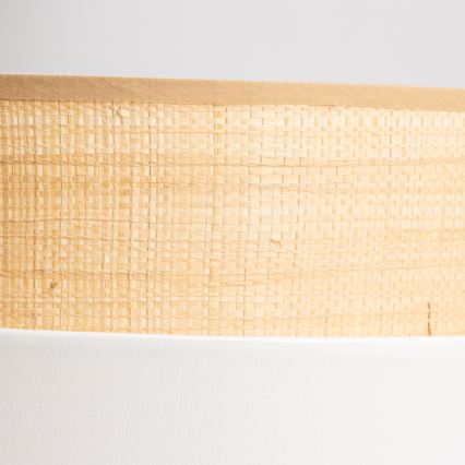 Παντός τύπου αμπαζούρ KERIA διάμετρος 40 εκ. μπεζ/λευκό