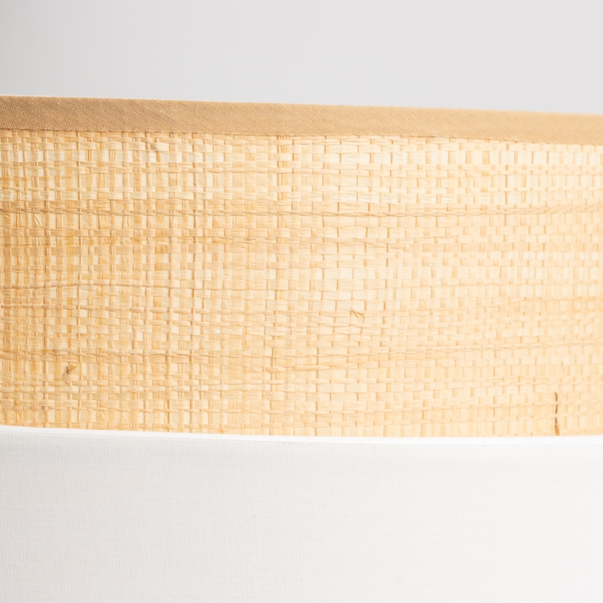 Παντός τύπου αμπαζούρ KERIA διάμετρος 40 εκ. μπεζ/λευκό