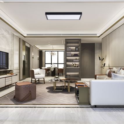 Πάνελ LED LED/36W/230V 4000K 30x60 cm μαύρο