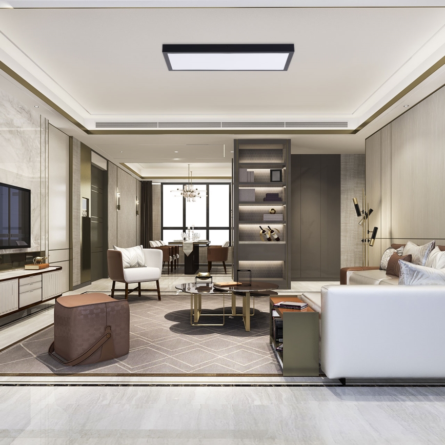 Πάνελ LED LED/36W/230V 4000K 30x60 cm μαύρο