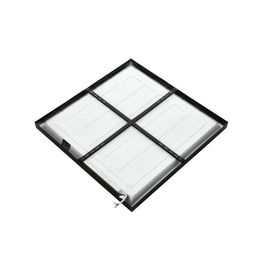 Πάνελ πλαφονιέρα LED BRISBANE LED/36W/230V 4000K 59,5x59,5 cm μαύρο
