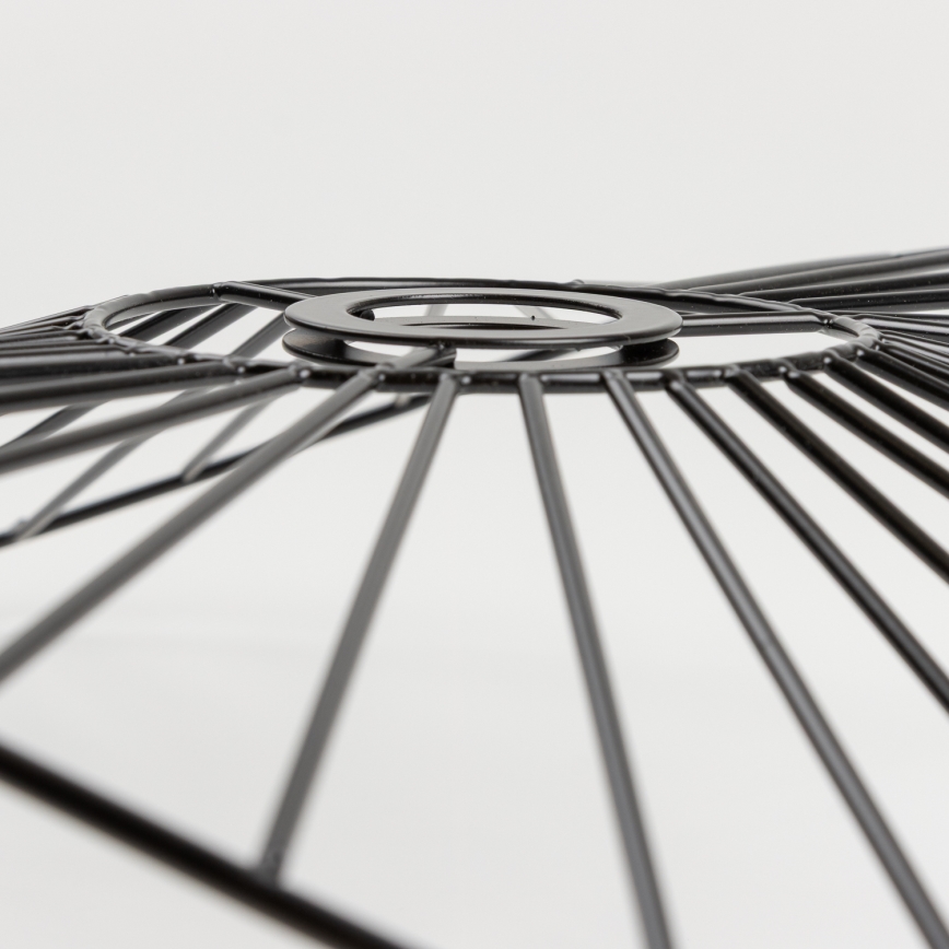 Πανευέλικτο αμπαζούρ CURITIBA 40x56 cm μαύρο