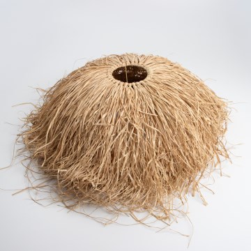 Πανευέλικτο αμπαζούρ KERIA διάμ. 60 cm καφέ