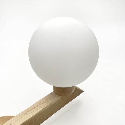 Πλαφονιέρα ANTONIO 2xG9/5W/230V δρυς/λευκό