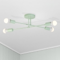 Πλαφονιέρα CAMBRIDGE 4xE27/15W/230V πράσινη