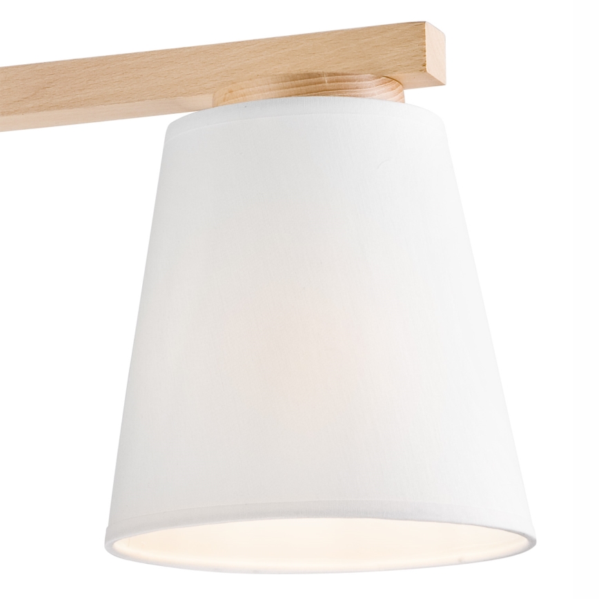 Επιτοίχιο φωτιστικό ELLIE 3xE27/60W/230V οξιά