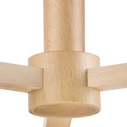 Επιτοίχιο φωτιστικό ELLIE 3xE27/60W/230V γκρι/οξιά