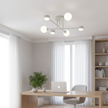 Πλαφονιέρα HOLON 3xG9/8W/230V + 3xGX53/12W λευκό