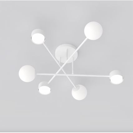 Πλαφονιέρα HOLON 3xG9/8W/230V + 3xGX53/12W λευκό