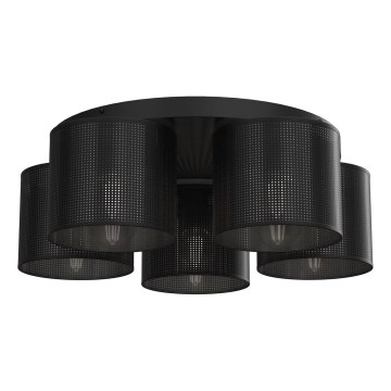 Πλαφονιέρα LOFT SHADE 5xE27/60W/230V μαύρο