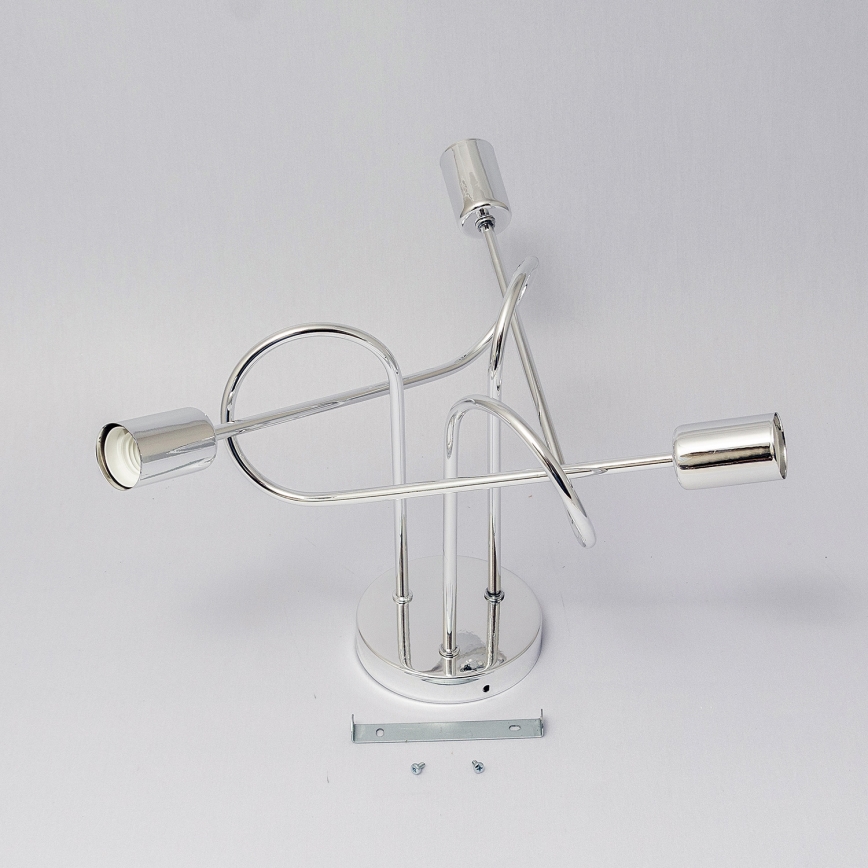 Πλαφονιέρα OXFORD 3xE27/15W/230V γυαλιστερό χρώμιο