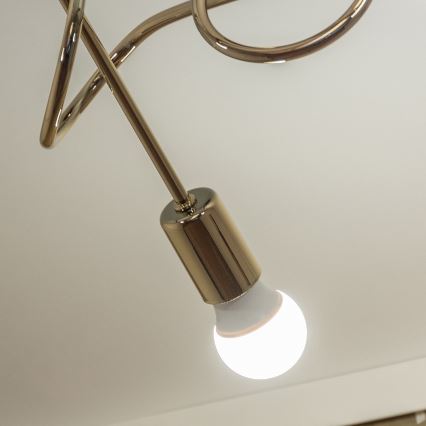 Πλαφονιέρα OXFORD 3xE27/15W/230V χρυσή