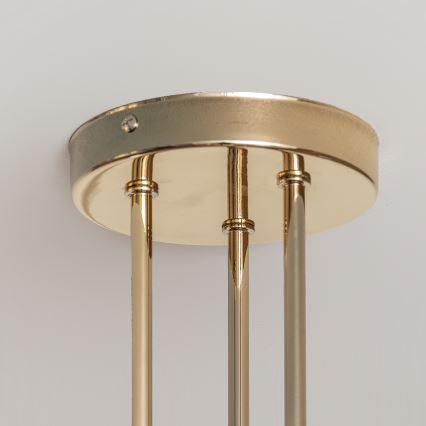 Πλαφονιέρα OXFORD 3xE27/15W/230V χρυσή