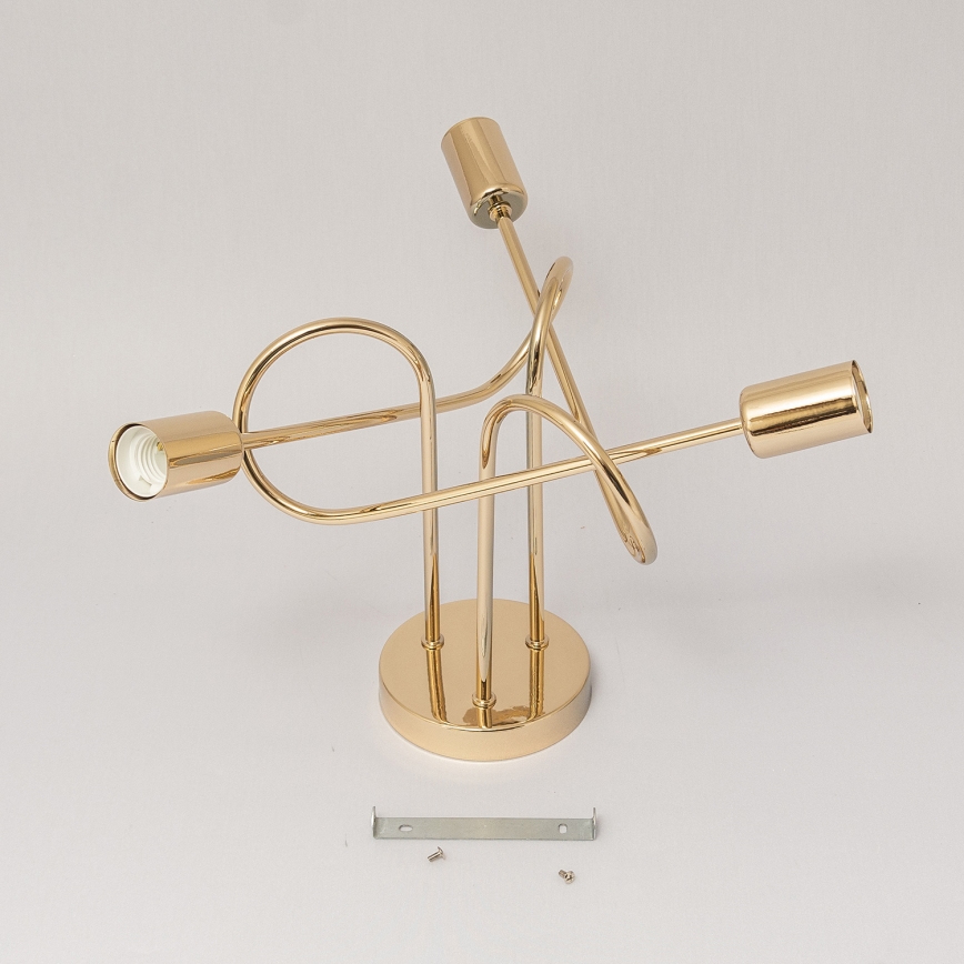 Πλαφονιέρα OXFORD 3xE27/15W/230V χρυσή