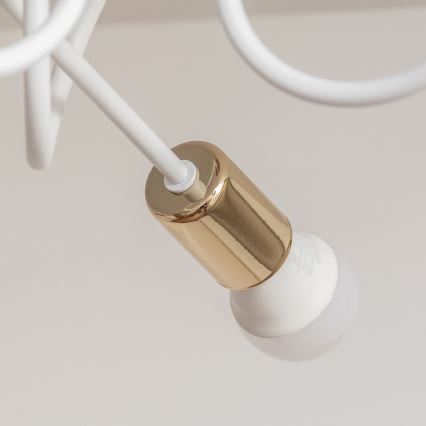 Πλαφονιέρα OXFORD 3xE27/15W/230V χρυσό/λευκό