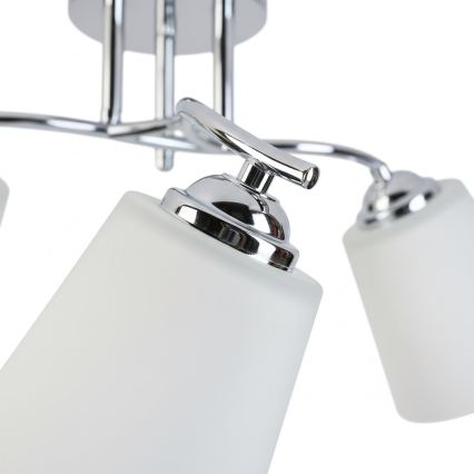 Πλαφονιέρα PAFOS 3xE27/15W/230V γυαλιστερό χρώμιο