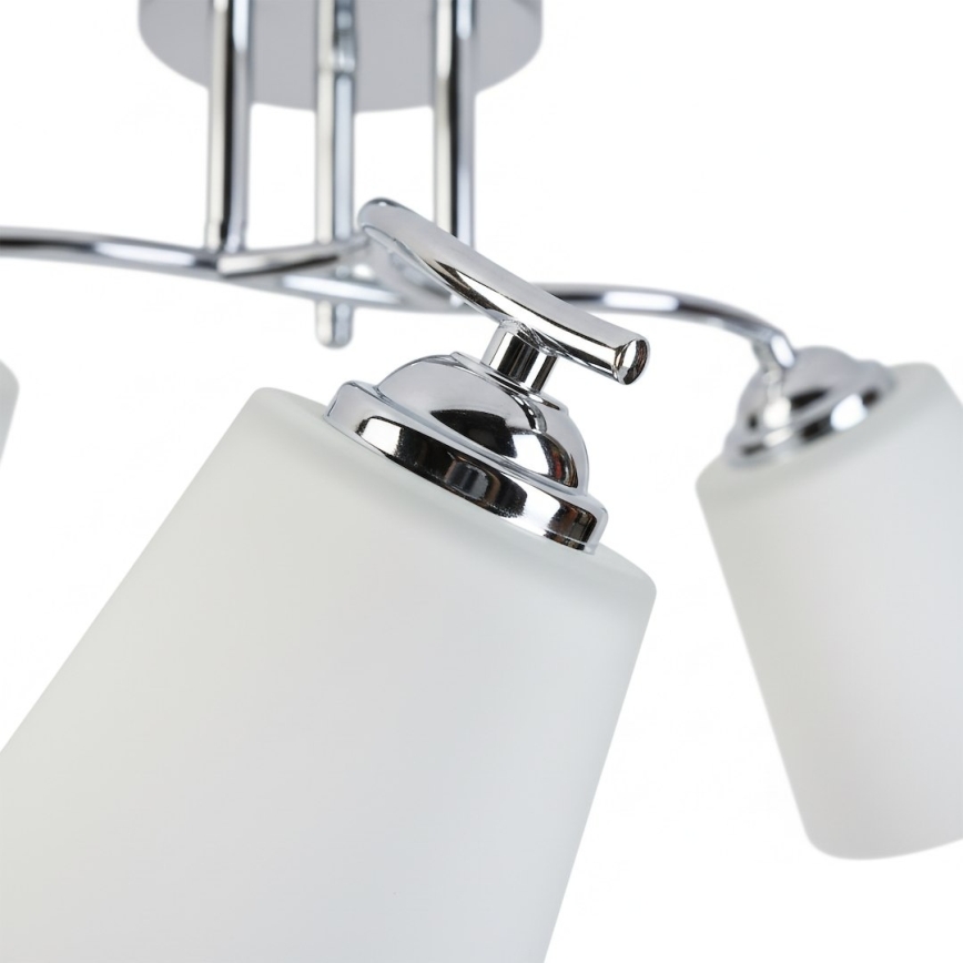 Πλαφονιέρα PAFOS 3xE27/15W/230V γυαλιστερό χρώμιο