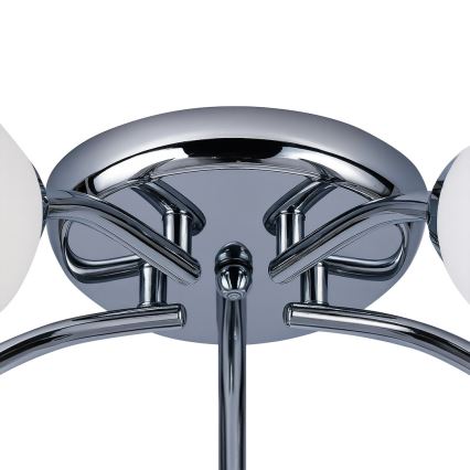 Πλαφονιέρα PORTOS 5xE14/10W/230V γυαλιστερό χρώμιο