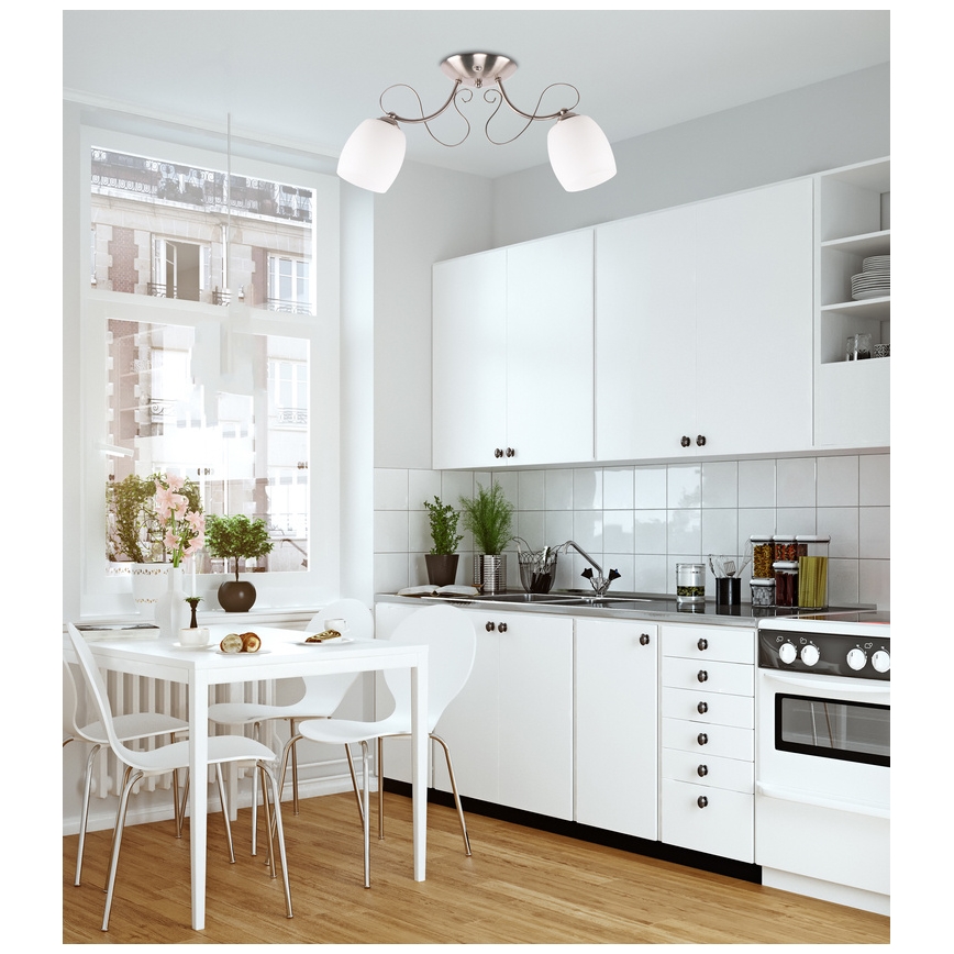 Πλαφονιέρα πολύφωτο AMBA 2xE27/40W/230V