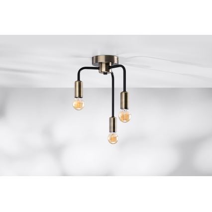 Πλαφονιέρα πολύφωτο SAGA 3xE27/40W/230V