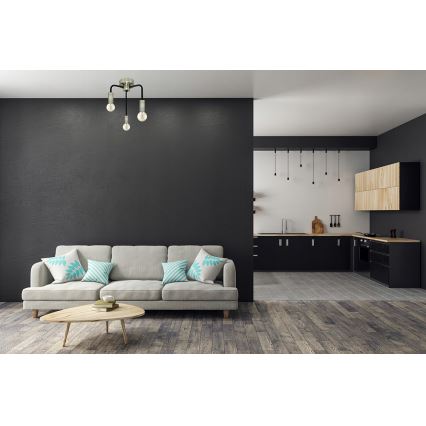 Πλαφονιέρα πολύφωτο SAGA 3xE27/40W/230V