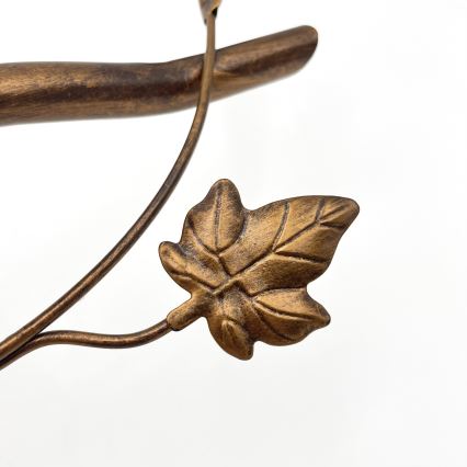 Πλαφονιέρα ROZETA 3xE14/40W/230V, μπρονζέ