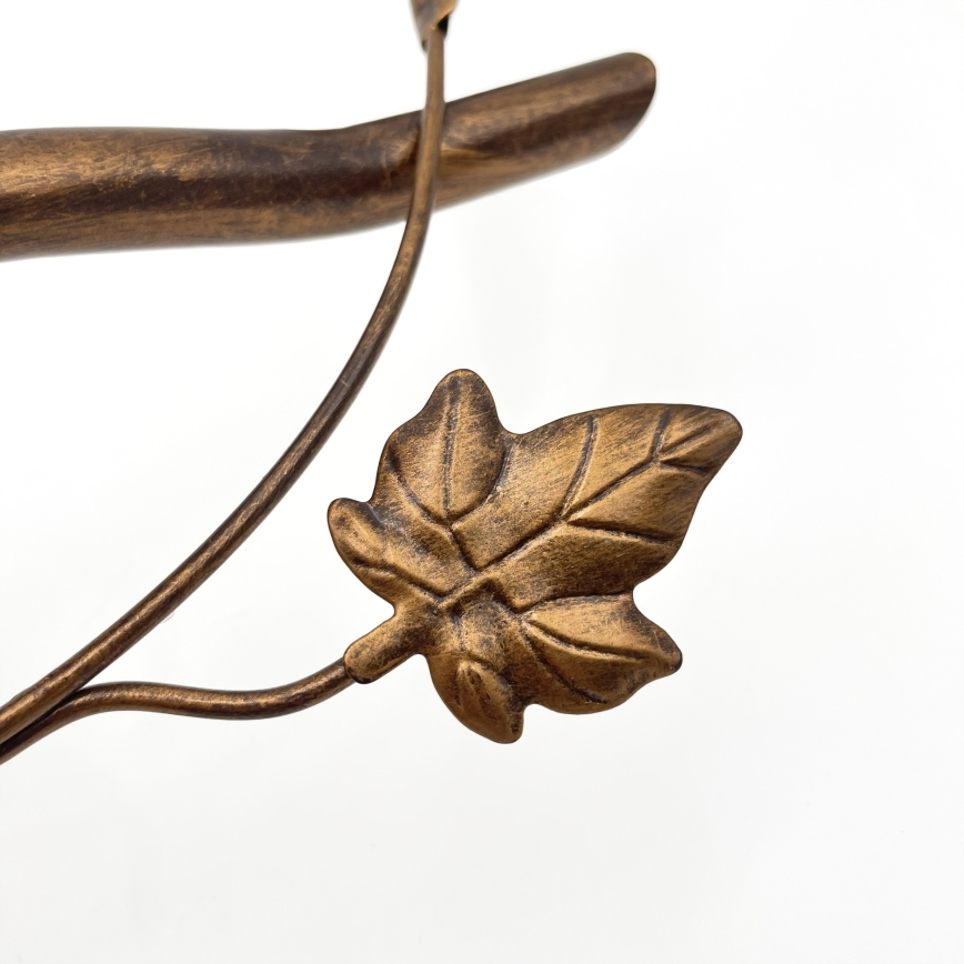 Πλαφονιέρα ROZETA 3xE14/40W/230V, μπρονζέ