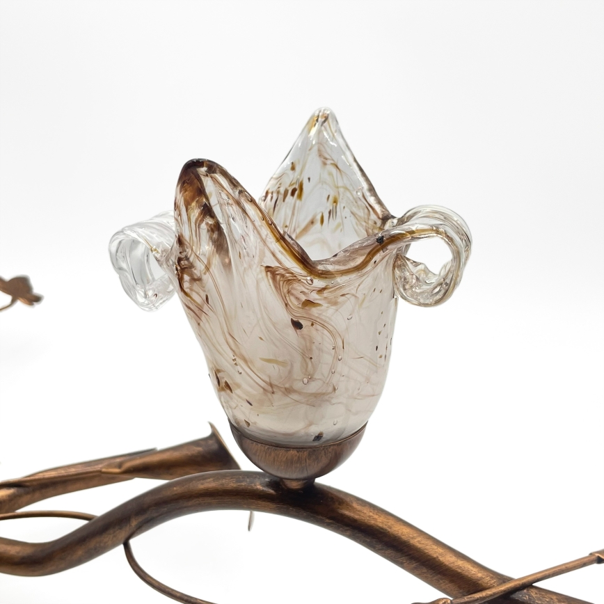 Πλαφονιέρα ROZETA 4xE14/40W/230V μπρονζέ