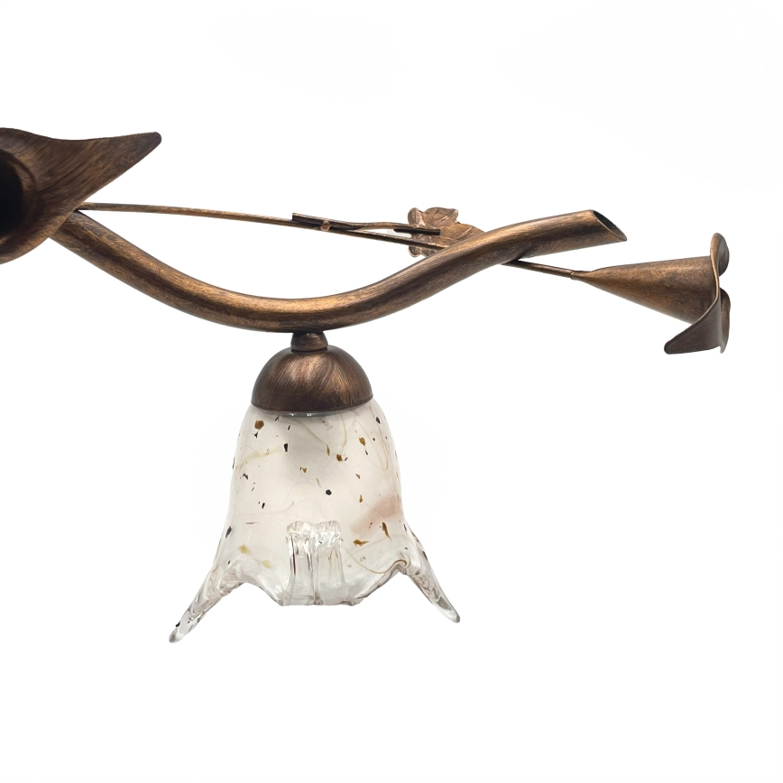 Πλαφονιέρα ROZETA 4xE14/40W/230V μπρονζέ