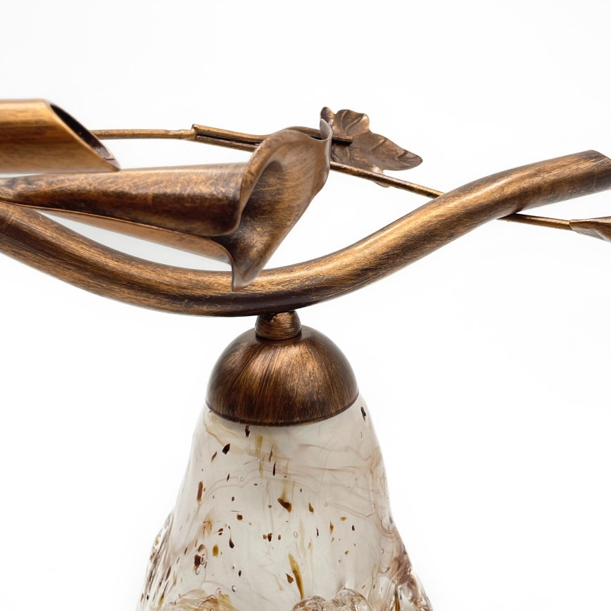 Πλαφονιέρα ROZETA 4xE14/40W/230V μπρονζέ