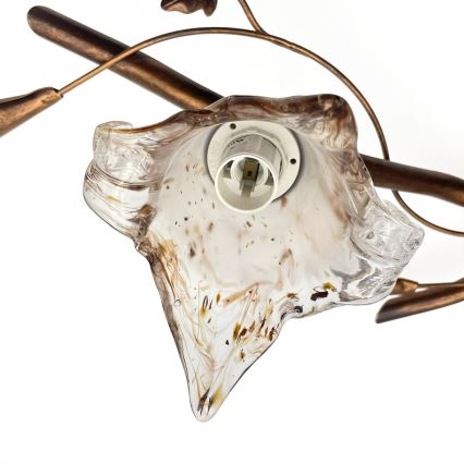 Πλαφονιέρα ROZETA 4xE14/40W/230V μπρονζέ