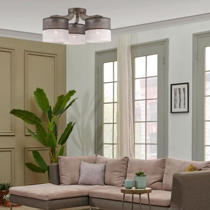 Πλαφονιέρα οροφής ANDREA 3xE27/60W/230V