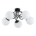 Πλαφονιέρα οροφής BANKO 5xE14/10W/230V μαύρο