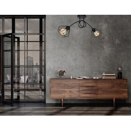 Πλαφονιέρα οροφής CEED 2xE27/60W/230V