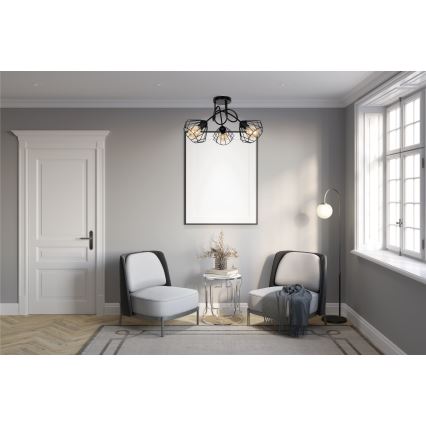 Πλαφονιέρα οροφής CEED 3xE27/60W/230V