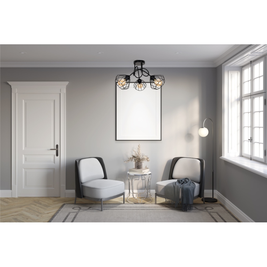 Πλαφονιέρα οροφής CEED 3xE27/60W/230V