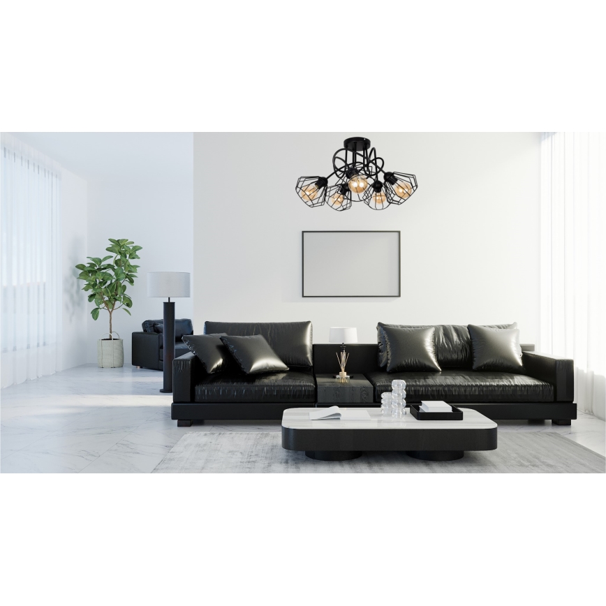 Πλαφονιέρα οροφής CEED 5xE27/60W/230V