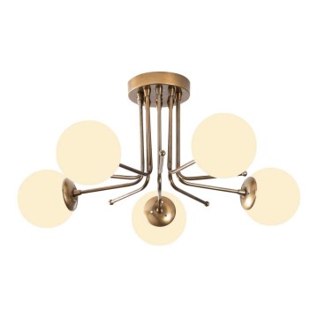 Πλαφονιέρα οροφής DAISY 5xE27/40W/230V