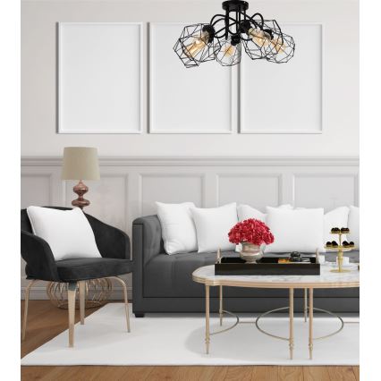 Πλαφονιέρα οροφής  DIAMENT 5xE27/60W/230V