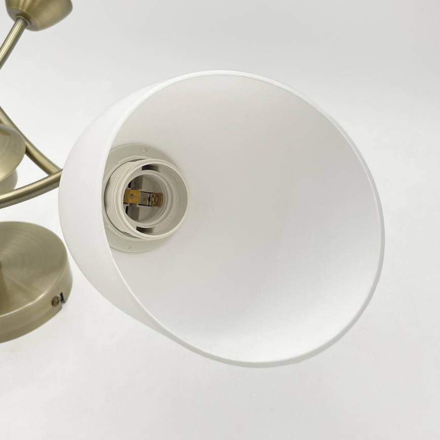 Πλαφονιέρα οροφής DONNA 3xE27/60W/230V πατίνα