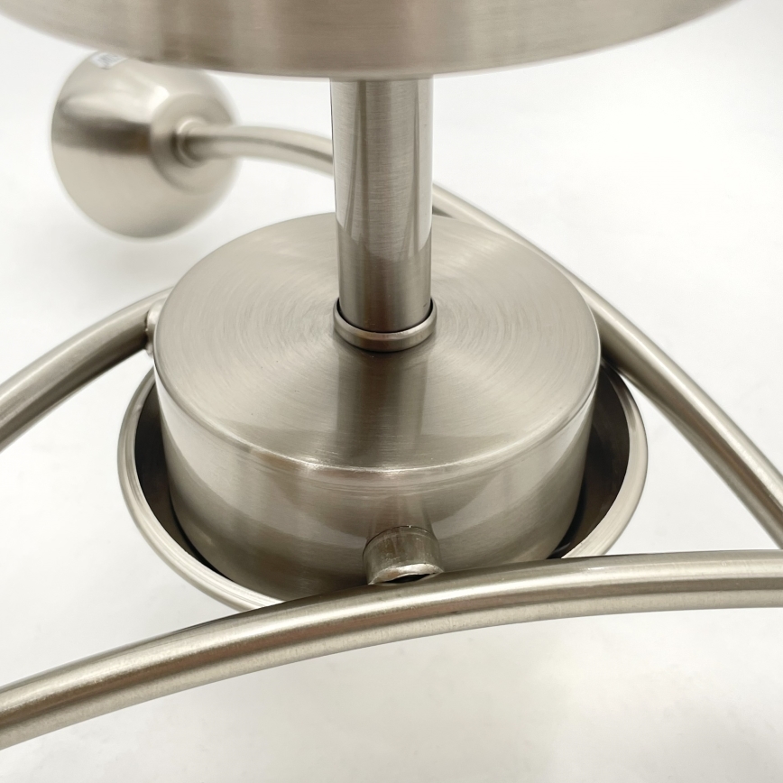 Πλαφονιέρα οροφής DONNA 3xE27/60W/230V νίκελ