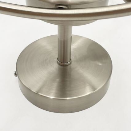 Πλαφονιέρα οροφής DONNA 3xE27/60W/230V νίκελ