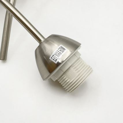 Πλαφονιέρα οροφής DONNA 3xE27/60W/230V νίκελ