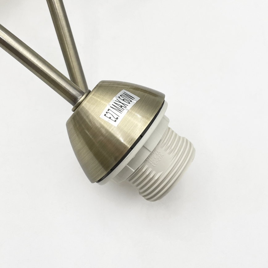 Πλαφονιέρα οροφής DONNA 5xE27/60W/230V πατίνα