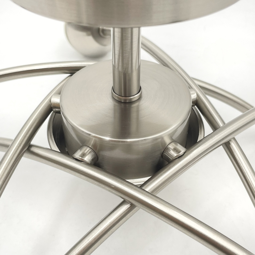 Πλαφονιέρα οροφής DONNA 5xE27/60W/230V νίκελ